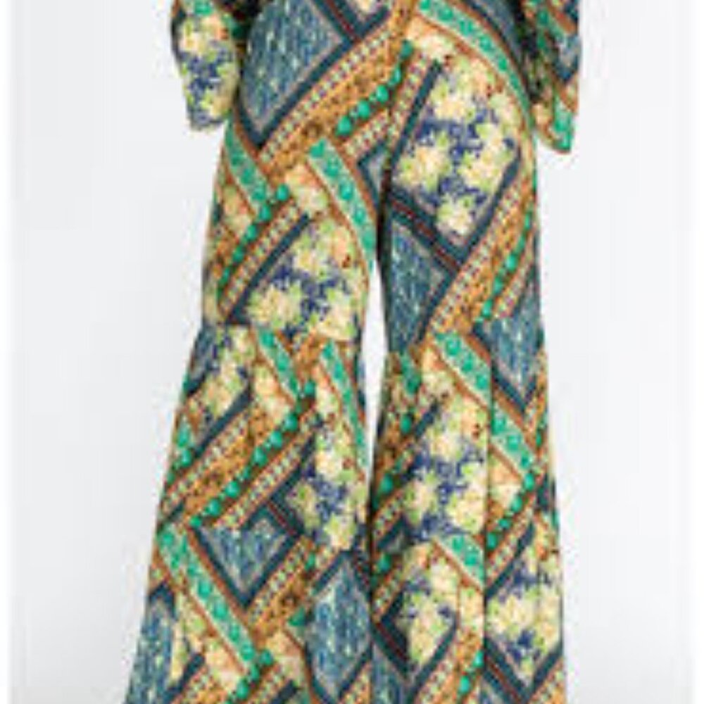NWT Johnny Was PLUS Rivera Tiered Flowy Pants - Picture 4 of 4